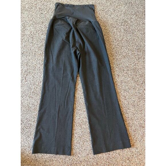 Maternity Dress Pants, Size 10, Gap, Charcoal, Boot Leg, Size 10 - Picture 7 of 9